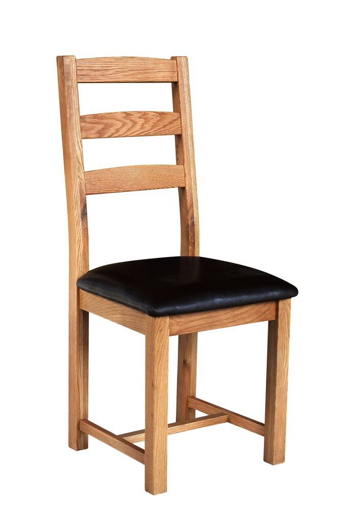 3 Slat PU Seat Chair 