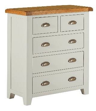 2 Over 3 Drawer Chest