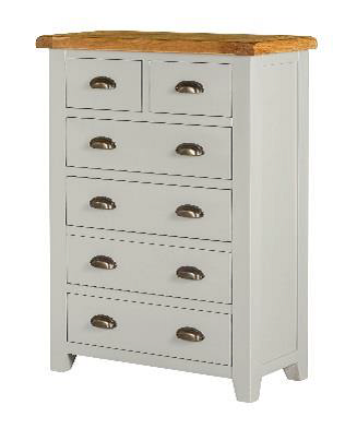 2 Over 4 Drawer Chest