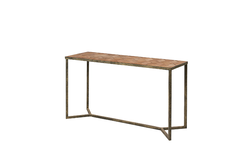 Parquet Top Console Table